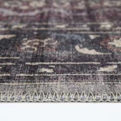 JADOREL Tapis Orient Style 150x230 Cm Rectangulaire GASHGAI VINTAGE Gris Chambre Adapté Au Chauffage Par Le Sol - Gris -Tapis et paillasson Soldes 33037583 3