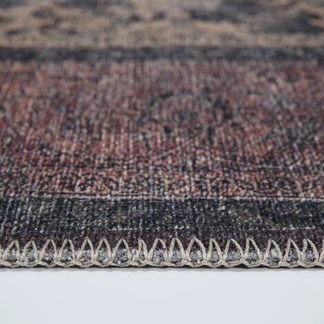 JADOREL Tapis Orient Style 75x300 Cm Rectangulaire AFSHAN VINTAGE Beige Couloir Adapté Au Chauffage Par Le Sol - Beige 3 JADOREL Tapis Orient Style 75x300 Cm Rectangulaire AFSHAN VINTAGE Beige Couloir Adapté Au Chauffage Par Le Sol - Beige – Image 3