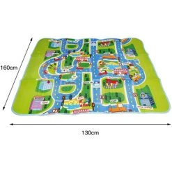 SKECTEN Tapis De Jeu Rectangle Géant Circuit Voiture De Course Cadeau Pour Bébé Enfant Tapis Pique-nique 8 SKECTEN Tapis De Jeu Rectangle Géant Circuit Voiture De Course Cadeau Pour Bébé Enfant Tapis Pique-nique -Tapis et paillasson Soldes 33221975 4