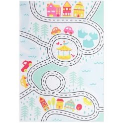 ASUPERMALL Tapis Imprime Multicolore 80x150 Cm Tissu