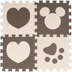 YONGQING®12 Pcs Dalles Mousse Doux Tapis Pour Enfants Bébé Puzzle Tapis En Mousse EVA Activité Tapis De Jeu Carreaux Beige And Marron - Beige-marron 8 YONGQING®12 Pcs Dalles Mousse Doux Tapis Pour Enfants Bébé Puzzle Tapis En Mousse EVA Activité Tapis De Jeu Carreaux Beige And Marron - Beige-marron -Tapis et paillasson Soldes 33501426 4