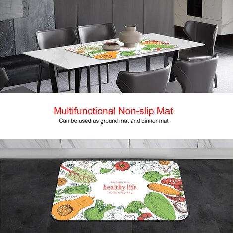 DECDEAL Tapis Antiderapant Multifonctionnel Tapis D'Isolation Thermique De Table Tapis De Tasse A The Tapis Anti-Salete Tapis De Repas Sol Tapis, 400X600Mm - 400X600Mm 5 DECDEAL Tapis Antiderapant Multifonctionnel Tapis D'Isolation Thermique De Table Tapis De Tasse A The Tapis Anti-Salete Tapis De Repas Sol Tapis, 400X600Mm - 400X600Mm – Image 5