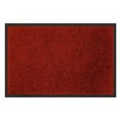 Paris Prix - Tapis D'entrée Antipoussière "telio" 60x80cm Rouge