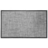 Paris Prix - Tapis D'entrée Tissé "verso" 45x75cm Gris