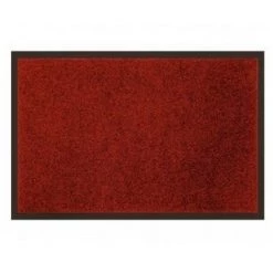 Paris Prix - Tapis D'entrée Antipoussière "telio" 40x60cm Rouge