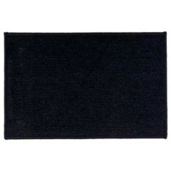 CLEAN HOUSE Tapis Uni Anti-dérapant "Doorstep" 50x80cm Bleu