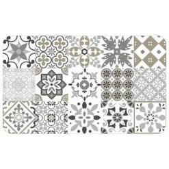 Paris Prix - Tapis Déco Rectangle "salou" 45x75cm Naturel