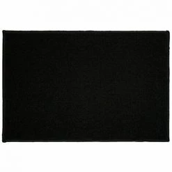 Paris Prix - Tapis Déco Rectangulaire "primobis" 40x60cm Noir