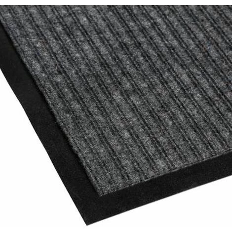 CLEAN HOUSE Paillasson Anti-Dérapant "Basic" 40x60cm Gris 2 CLEAN HOUSE Paillasson Anti-Dérapant "Basic" 40x60cm Gris – Image 2