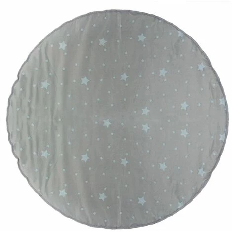 ATMOSPHERA FOR KIDS Tapis Déco Enfant "Étoiles" 120cm Gris 1 ATMOSPHERA FOR KIDS Tapis Déco Enfant "Étoiles" 120cm Gris