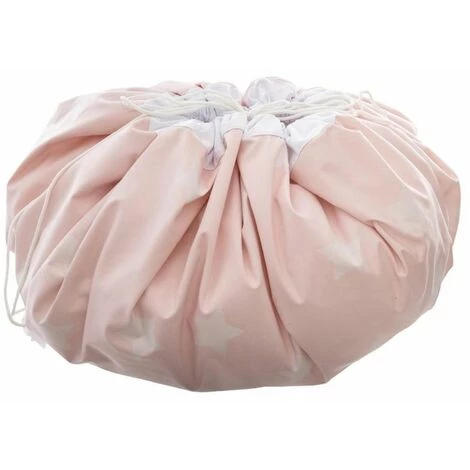 ATMOSPHERA FOR KIDS Tapis De Jeux & Rangement "2 En 1" 140cm Rose 2 ATMOSPHERA FOR KIDS Tapis De Jeux & Rangement "2 En 1" 140cm Rose – Image 2