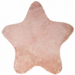 ATMOSPHERA FOR KIDS Tapis Déco Pour Enfant "Étoile" 80cm Rose