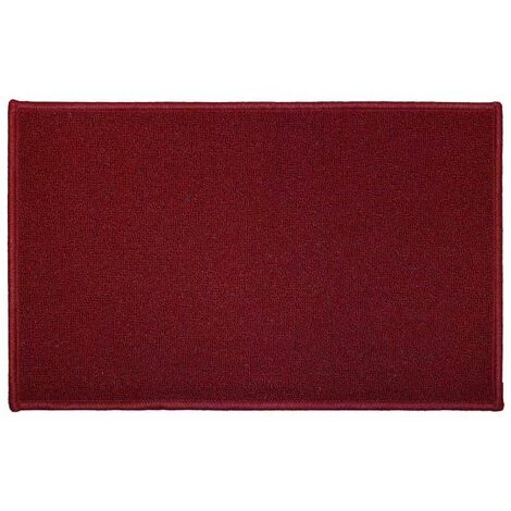 Paris Prix - Tapis Déco "primobis" 50x80cm Rouge 1 Paris Prix - Tapis Déco "primobis" 50x80cm Rouge