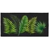 Paris Prix - Tapis Déco Imprimé "tropical Green" 57x115cm Vert