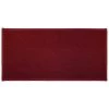 Paris Prix - Tapis Déco "primobis" 50x120cm Rouge