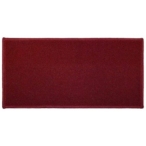 Paris Prix - Tapis Déco "primobis" 50x120cm Rouge 1 Paris Prix - Tapis Déco "primobis" 50x120cm Rouge