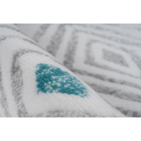 Paris Prix - Tapis Ethnique à Poils Courts "vancouver Iv" Blanc 80 X 150 Cm 3 Paris Prix - Tapis Ethnique à Poils Courts "vancouver Iv" Blanc 80 X 150 Cm – Image 3