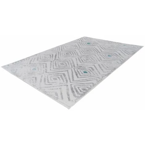 Paris Prix - Tapis Ethnique à Poils Courts "vancouver Iv" Blanc 80 X 150 Cm 4 Paris Prix - Tapis Ethnique à Poils Courts "vancouver Iv" Blanc 80 X 150 Cm – Image 4