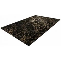 Paris Prix - Tapis Marbré à Poils Longs "bijou" Noir & Or 120 X 170 Cm 7 Paris Prix - Tapis Marbré à Poils Longs "bijou" Noir & Or 120 X 170 Cm -Tapis et paillasson Soldes 33669900 4