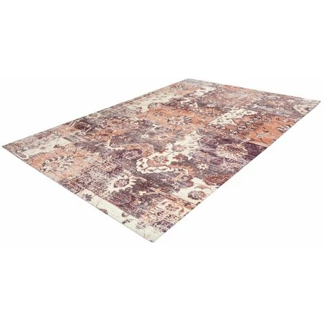 Paris Prix - Tapis Vintage à Poils Courts "indiana Iv" Terracotta 80 X 150 Cm 4 Paris Prix - Tapis Vintage à Poils Courts "indiana Iv" Terracotta 80 X 150 Cm – Image 4