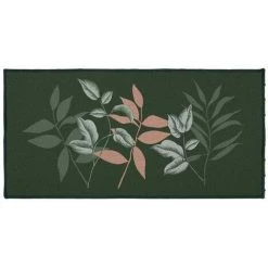 Paris Prix - Tapis Imprimé Déco "jardin Intérieur" 57x115cm Vert