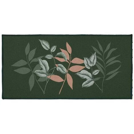 Paris Prix - Tapis Imprimé Déco "jardin Intérieur" 57x115cm Vert 1 Paris Prix - Tapis Imprimé Déco "jardin Intérieur" 57x115cm Vert