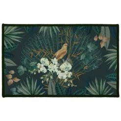 Paris Prix - Tapis Déco Imprimé "matinea" 50x80cm Vert