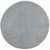 ATMOSPHERA, CRATEUR D'INTRIEUR Tapis Rond Imitation Fourrure "Doucea" 80cm Gris