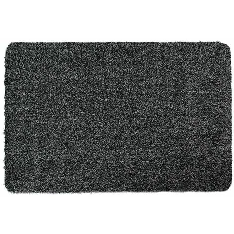 Paris Prix - Tapis D'entrée Anti-déparant "absorbant" 40x60cm Noir 1 Paris Prix - Tapis D'entrée Anti-déparant "absorbant" 40x60cm Noir