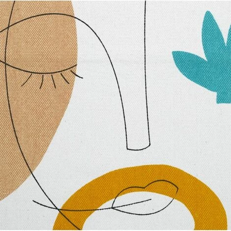 Paris Prix - Tapis Déco à Motifs "arty" 50x80cm Multicolore 2 Paris Prix - Tapis Déco à Motifs "arty" 50x80cm Multicolore – Image 2