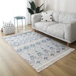 SWAGX Tapis De Tissés Bohème Tapis De Sol 60x90CM Type2