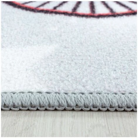 Tapis Enfant BOBOCHIC - Tapis Enfant Poils Court MARELLE Imprimé 80x120 Gris + Multicolore - Gris + Multicolore 3 Tapis Enfant BOBOCHIC - Tapis Enfant Poils Court MARELLE Imprimé 80x120 Gris + Multicolore - Gris + Multicolore – Image 3