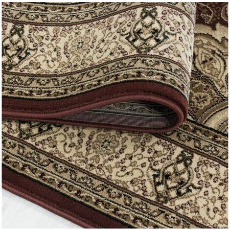 Tapis BOBOCHIC - Tapis Poils Courts CASABLANCA Motif Oriental 80x150 Rouge - Rouge 4 Tapis BOBOCHIC - Tapis Poils Courts CASABLANCA Motif Oriental 80x150 Rouge - Rouge – Image 4