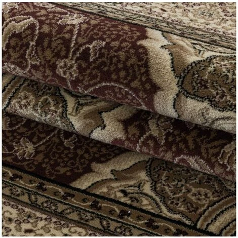 Tapis BOBOCHIC - Tapis Poils Courts CASABLANCA Motif Oriental 80x150 Rouge - Rouge 5 Tapis BOBOCHIC - Tapis Poils Courts CASABLANCA Motif Oriental 80x150 Rouge - Rouge – Image 5