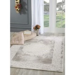 UNAMOURDETAPIS Tapis Orient Style 60x110 Cm Rectangulaire KHY BALROD Beige Entrée Adapté Au Chauffage Par Le Sol - Beige -Tapis et paillasson Soldes 33837869 5