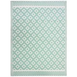 THEDECOFACTORY NATOU - Tapis D'extérieur Motifs Géométriques Vert 180x240 - Vert