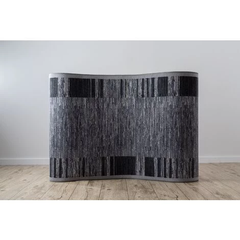 RUGSX TAPIS DE COULOIR Antidérapant ADAGIO Gris Nuances De Gris Et Argent 80x300 Cm 3 RUGSX TAPIS DE COULOIR Antidérapant ADAGIO Gris Nuances De Gris Et Argent 80x300 Cm – Image 3