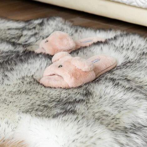 BEARSU Tapis De Luxe En Fausse Fourrure De Mouton Doux Pour Le Chevet 4 BEARSU Tapis De Luxe En Fausse Fourrure De Mouton Doux Pour Le Chevet – Image 4