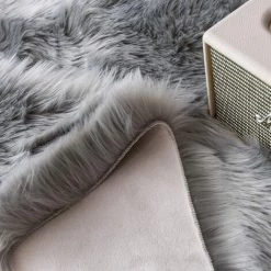 BEARSU Tapis De Luxe En Fausse Fourrure De Mouton Doux Pour Le Chevet 8 BEARSU Tapis De Luxe En Fausse Fourrure De Mouton Doux Pour Le Chevet -Tapis et paillasson Soldes 33986588 4