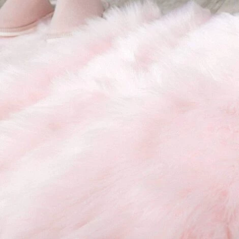 BEARSU Tapis De Luxe En Fausse Fourrure De Mouton Doux Pour Le Chevet 2 BEARSU Tapis De Luxe En Fausse Fourrure De Mouton Doux Pour Le Chevet – Image 2