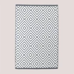 Tapis D'Extérieur (271x182 Cm) Neya SKLUM Polypropylène - Gris Graphite