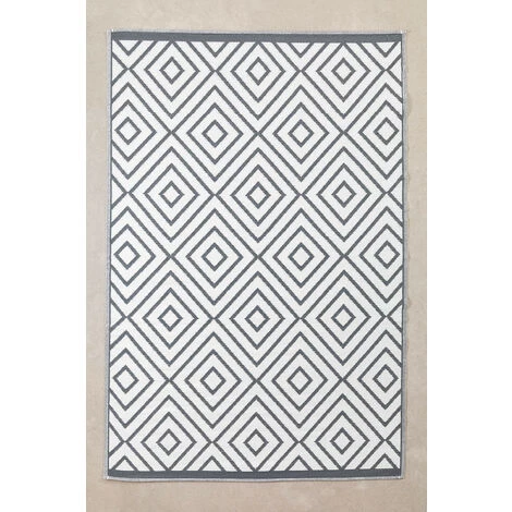 Tapis D'Extérieur (271x182 Cm) Neya SKLUM Polypropylène - Gris Graphite 3 Tapis D'Extérieur (271x182 Cm) Neya SKLUM Polypropylène - Gris Graphite – Image 3