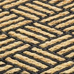 JADOREL Paillasson 40x60 Cm Rectangulaire PAILLASON R Beige Entrée Coco - Beige -Tapis et paillasson Soldes 34184700 3