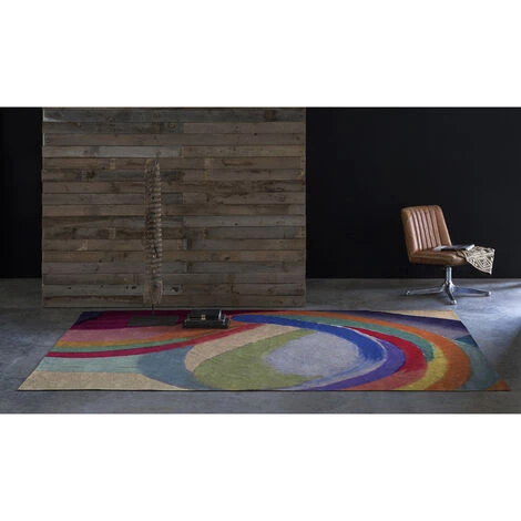 Tapis RODIER MOLIN Multicolore 160x230cm 5 Tapis RODIER MOLIN Multicolore 160x230cm – Image 5