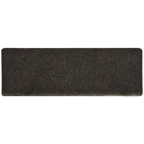 VidaXL Tapis D'escalier 15 Pcs Tissu Aiguilleté 65x25 Cm Gris - Gris 4 VidaXL Tapis D'escalier 15 Pcs Tissu Aiguilleté 65x25 Cm Gris - Gris – Image 4