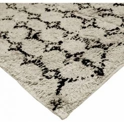 THEDECOFACTORY BERBERE TRIBAL - Tapis 100% Coton Recyclé Motifs Berbères écru Naturel 120x170 - Écru -Tapis et paillasson Soldes 34720332 3