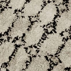 THEDECOFACTORY BERBERE TRIBAL - Tapis 100% Coton Recyclé Motifs Berbères écru Naturel 120x170 - Écru -Tapis et paillasson Soldes 34720332 4