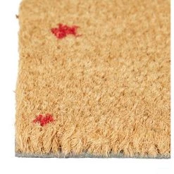 Relaxdays Paillasson Fibres De Coco Tapis De Sol 60x40 Face Anti-dérapante PVC ETOILES Porte Entrée Nature, Rouge 9 Relaxdays Paillasson Fibres De Coco Tapis De Sol 60x40 Face Anti-dérapante PVC ETOILES Porte Entrée Nature, Rouge -Tapis et paillasson Soldes 34932435 5