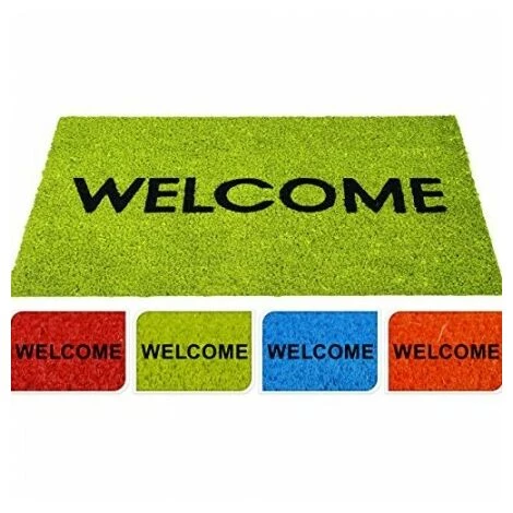 WURKO Zerbino In Cocco 40x60 Cm Assortimento Di Benvenuto 1 WURKO Zerbino In Cocco 40x60 Cm Assortimento Di Benvenuto