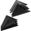 ASUPERMALL Tapis Antiderapant Autocollant Reutilisable Antiderapante Fixe Tapis Tapis Triangle Tapis Impermeable Grippers